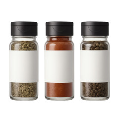 Spice Jars with Blank Labels