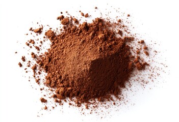 Pile of dark brown cocoa powder (5)