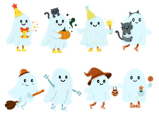funny ghosts set