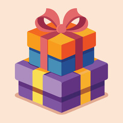 Obraz premium Three Christmas Ornaments on a Green Background