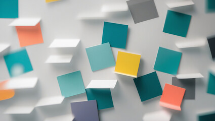 abstract colorful cubes background