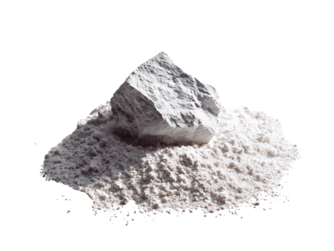 talc rock in the middle page decoration