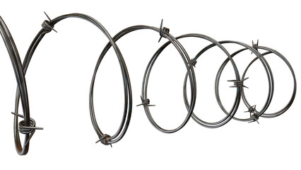 Twisted Circular Barbed Wire Coil