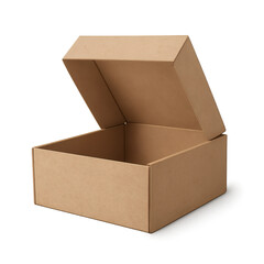 Eco-Friendly Cardboard Box Mockup