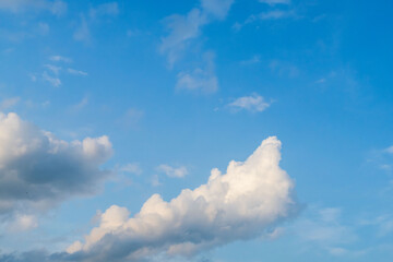 秋の空　夕暮れの時の空と雲15