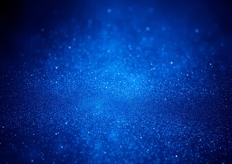 A deep blue surface sparkles with countless tiny bright particles, creating a dazzling and mystical shimmering effect.