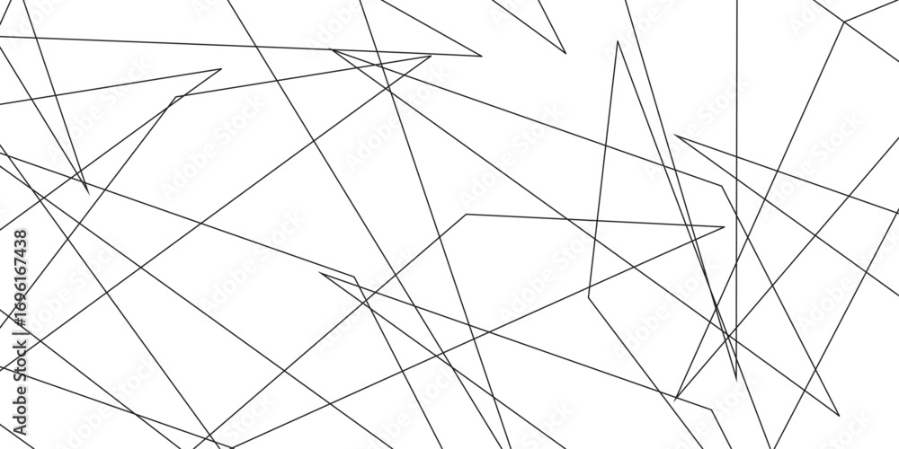 Poster : abstract background with liens and triangles shape on white background. white and grey geometric o