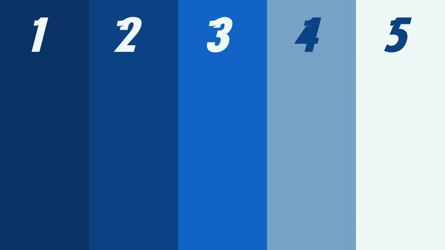 5-Step Fly-In Animation from Left in PowerPoint