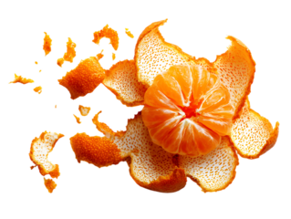 tangerine peel fresh bright segments