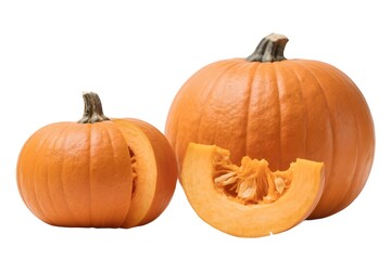 Obraz premium pumpkin for halloween isolated on white background