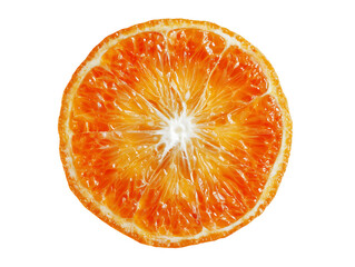 tangerine slice bright orange wedges