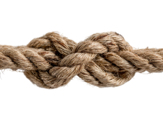 Tangled rope twisted in random pattern