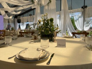 Indian wedding mandap decor yellow and white flowers