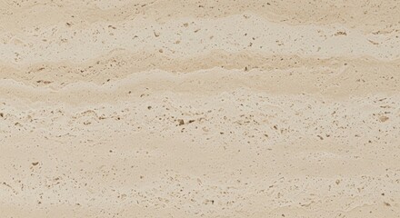 Beige Travertine Stone Texture Full Closeup Natural Surface Patterned Detail