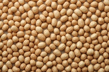 Close-up view of numerous salted peanuts forming a textured background