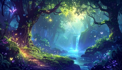 Fototapeta premium Fantasy_Magical Forest