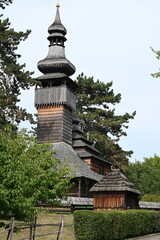
houses in a Ukrainian village