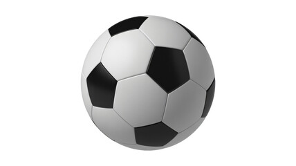 Obraz premium Dynamic soccer ball ready for action, perfect for sports promotions