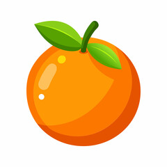 A vibrant and juicy orange fruit.  ripe and ready to eat. This image showcases the deliciousness of this citrus fruit.