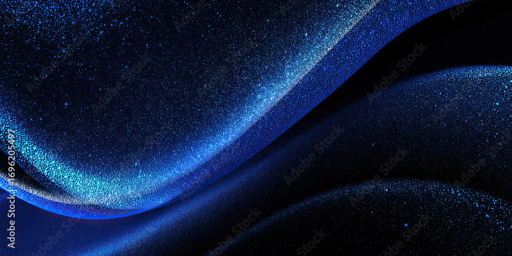 Poster blue wave abstract flow texture