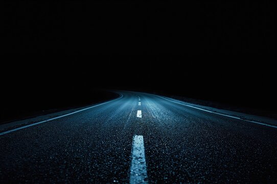 Dark Asphalt Surface Texture