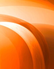 Abstract orange curves, soft light gradients