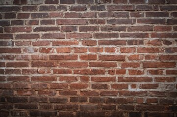 Fototapeta premium Vintage red brick wall texture