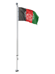 Afghanistan_Flag_Pole_3DModel