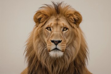 Fototapeta premium A Striking Male Asian Lion