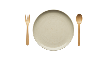 Minimalist dining setting ready for a delicious meal