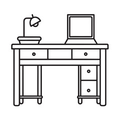 Business Vector – Office Desk
