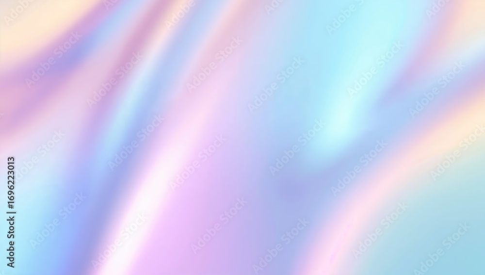 Poster abstract gradient light refraction with soft pastel hues and smooth delicate effects for creative vi