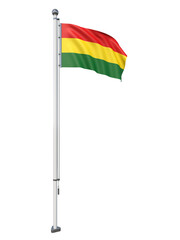 Bolivia_Flag_Pole_3DModel
