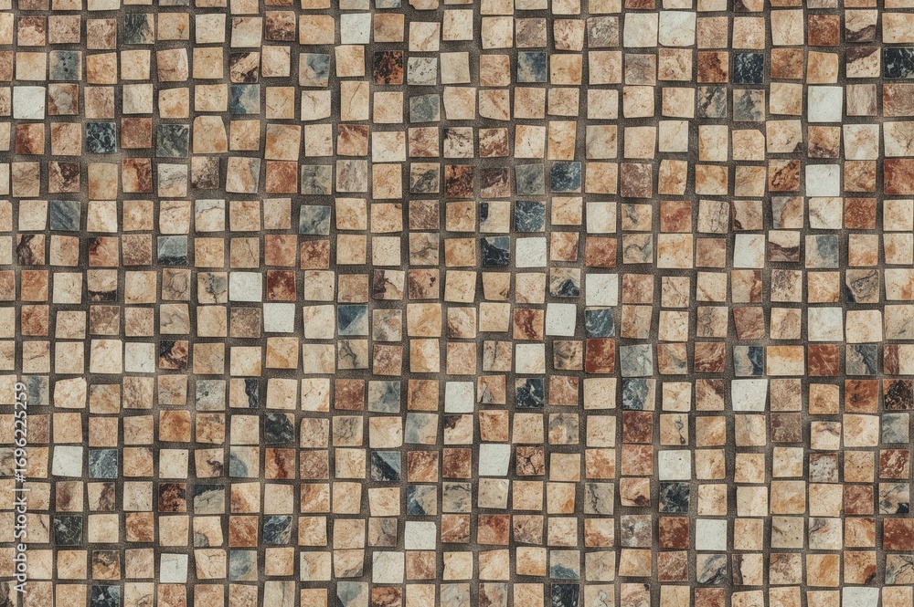 Poster continuous geometric tile pattern