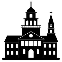 illustration, vector, architecture, horizontal, building exterior, symbol, city, icon symbol, government, house, finance and economy, politics and government, concepts, simplicity, finance, usa, busin