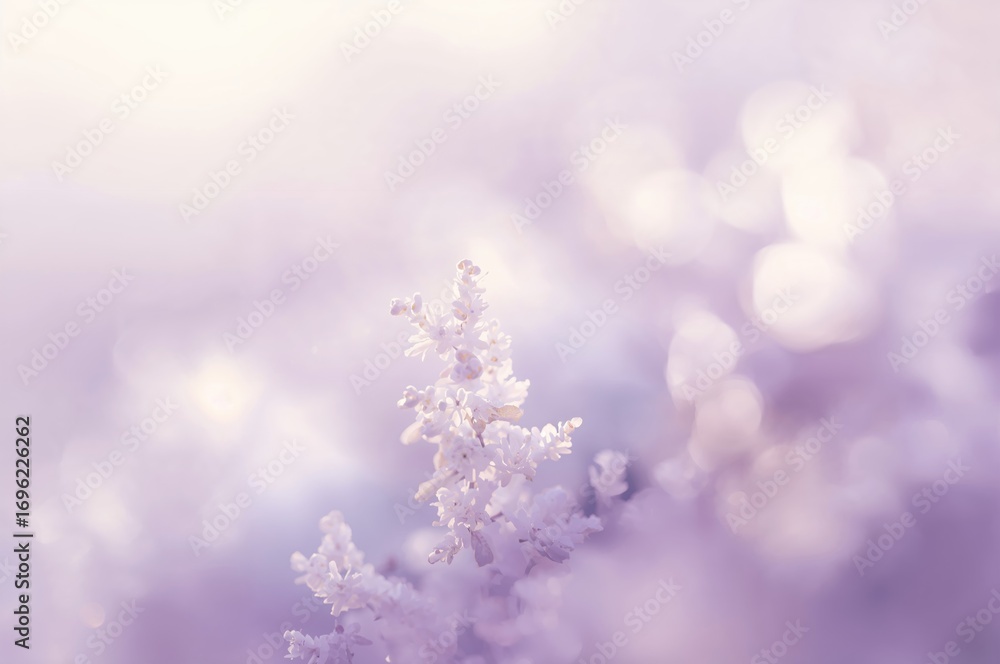Poster vintage abstract texture with multi-colored patterns and a soft white-purple blurred backdrop