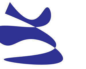 Dynamic abstract shape suggesting movement and innovation, perfect for modern business branding and technology concepts, conveys forward-thinking strategy and creative solutions