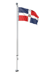 Dominican_Republic_Flag_Pole_3DModel