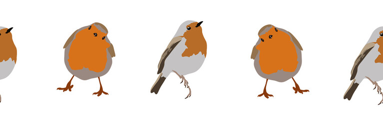 Bird con border. Bird feather silhouette symbol. Bird border isolated on a white background