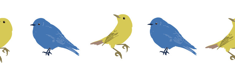 Bird con border. Bird feather silhouette symbol. Bird border isolated on a white background