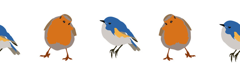 Bird con border. Bird feather silhouette symbol. Bird border isolated on a white background