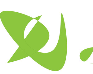 Dynamic abstract flowing shapes create a modern vibrant design, perfect for branding, logos, or creative projects seeking an organic and energetic visual element with a touch of natural elegance