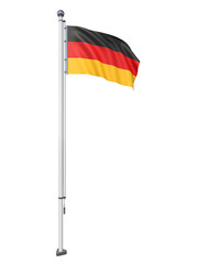 Germany_Flag_Pole_3DModel