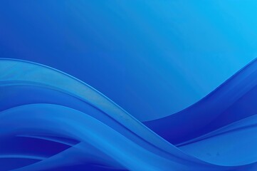 Smooth lines on an abstract blue backdrop