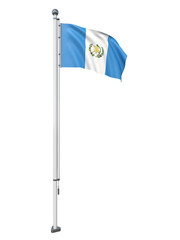 Guatemala_Flag_Pole_3DModel