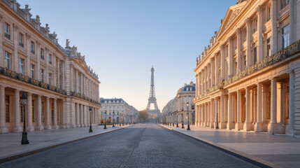 stunning view of iconic european capital architecture highlighting famous landmarks like eiffel tower colosseum and