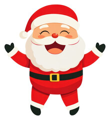 PNG Background character santa claus.