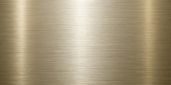 Gold metal texture background with brushed surface, shiny golden metallic plate with horizontal lines, elegant backdrop for luxury design and decoration