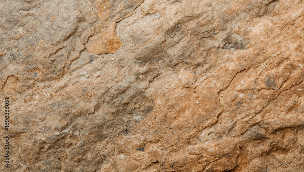 Poster close-up view of a textured stone surface emphasizing the arrangement of layers