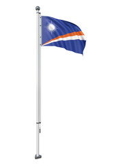 Marshall_Islands_Flag_Pole_3DModel